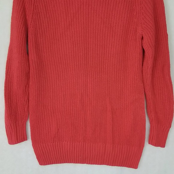 LOGG by H&M Loose Knit‎ Open Side Sweater Size Small in Red - Picture 6 of 13